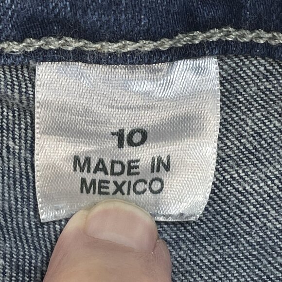 Eddie Bauer Jeans Womens Sz 10 Blue Slightly Curvy Straight Leg Denim - Picture 10 of 12